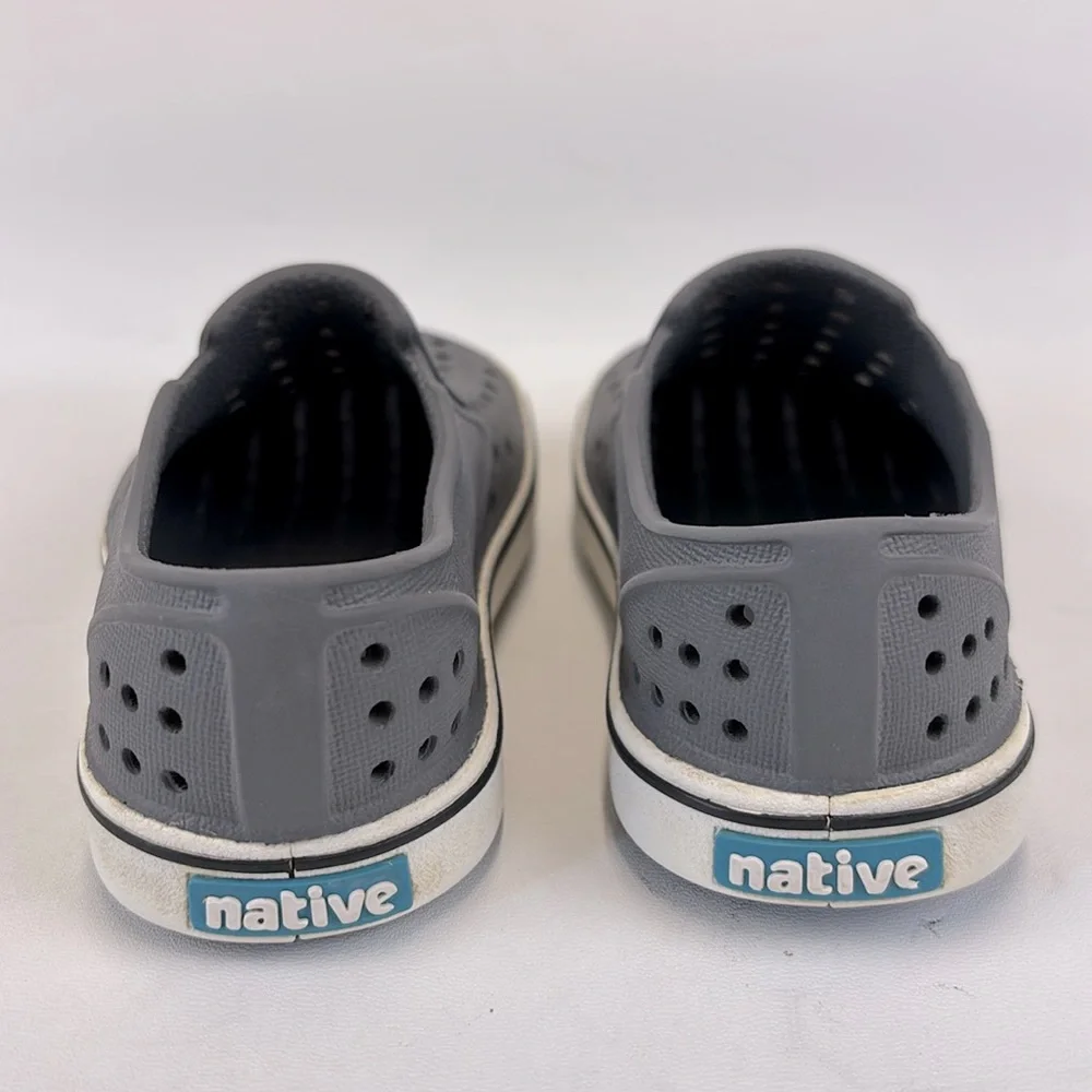 NATIVE Miles Gray SlipOn Waterproof Shoes Size C7